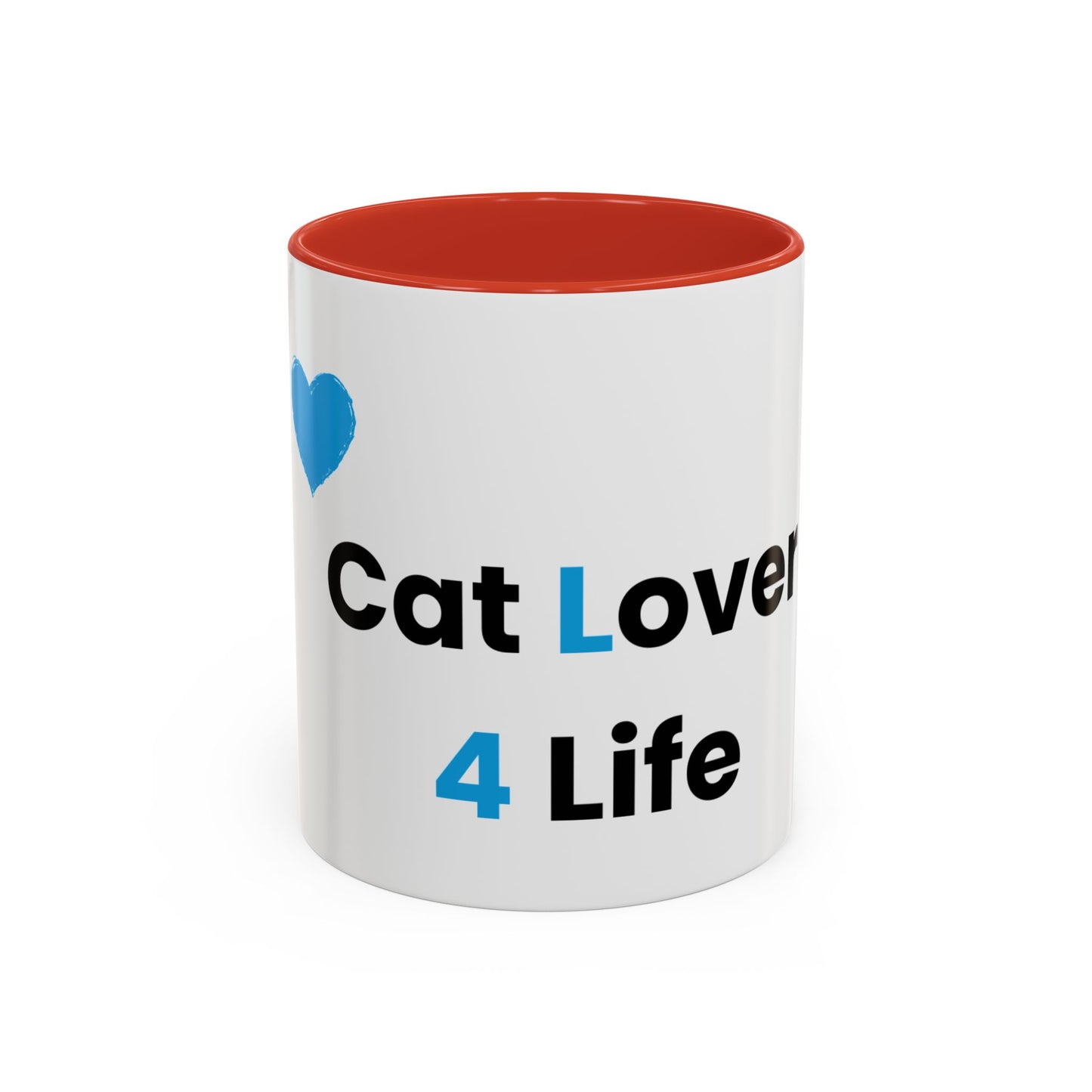 Cat Lover 4 Life-White Ceramic Mug