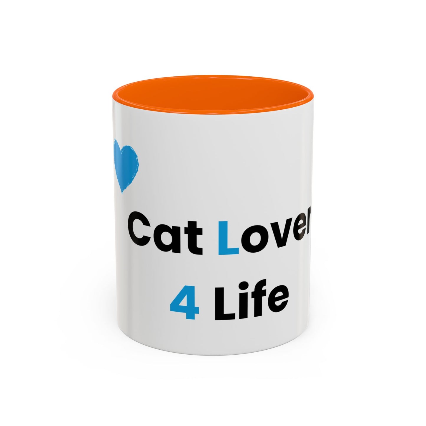 Cat Lover 4 Life-White Ceramic Mug