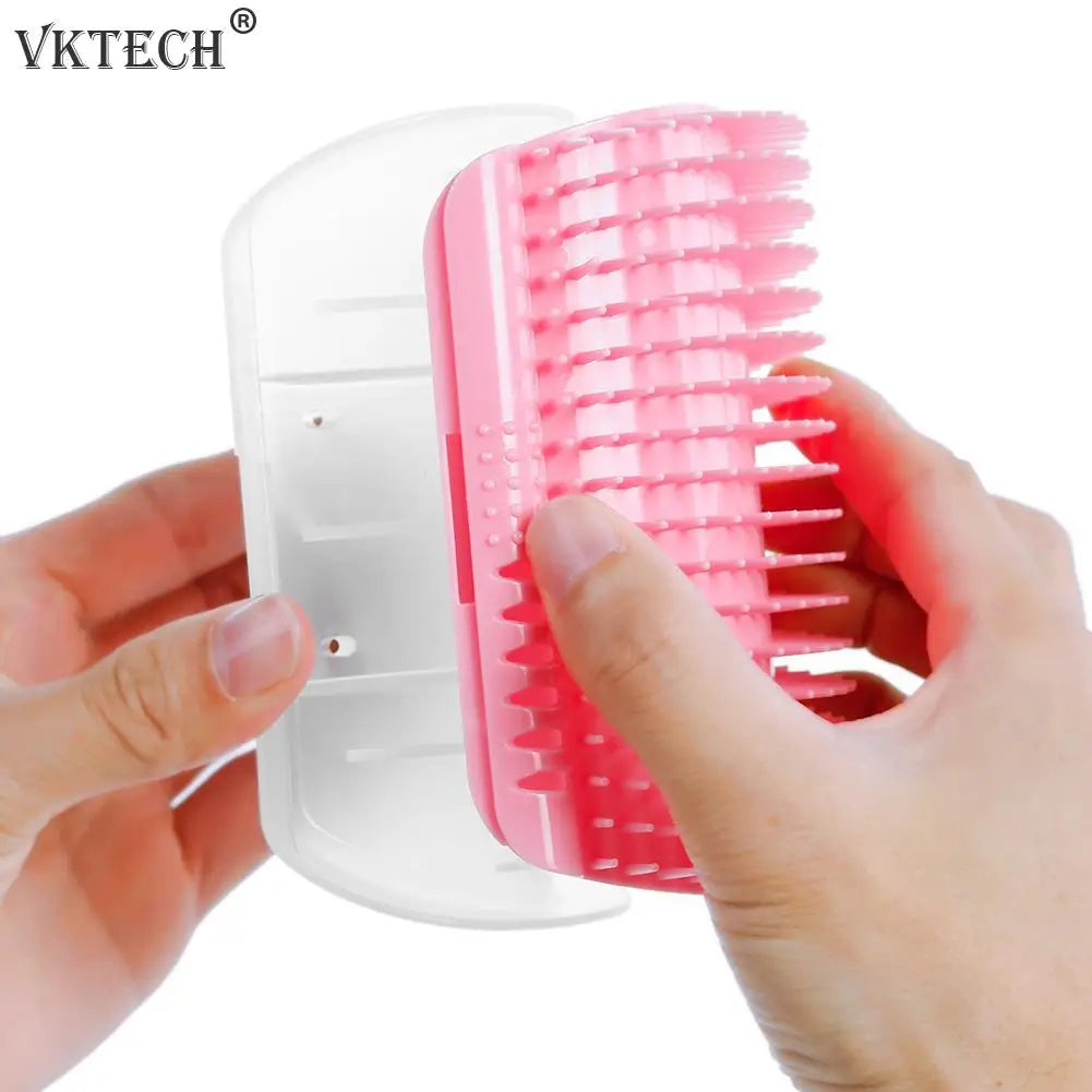 Relaxing Cat Wall Massage Brush