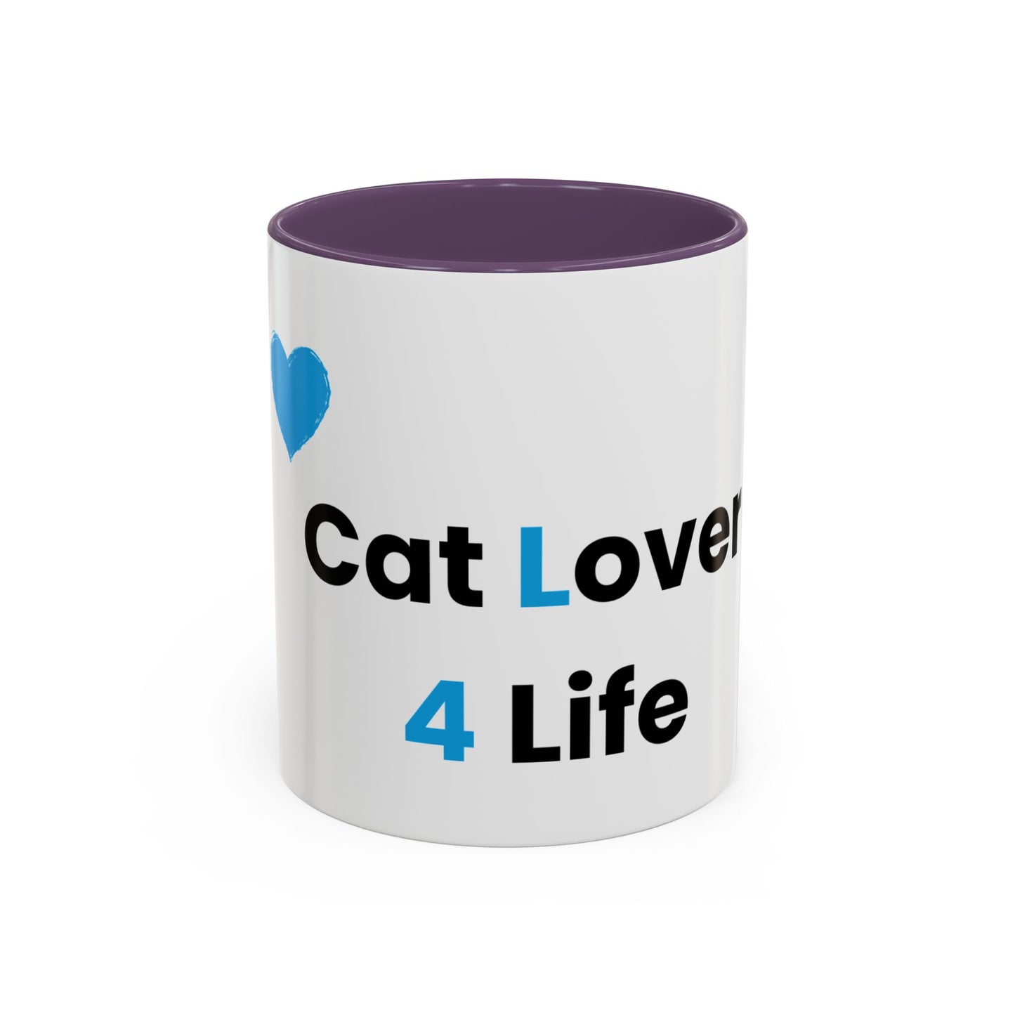 Cat Lover 4 Life-White Ceramic Mug