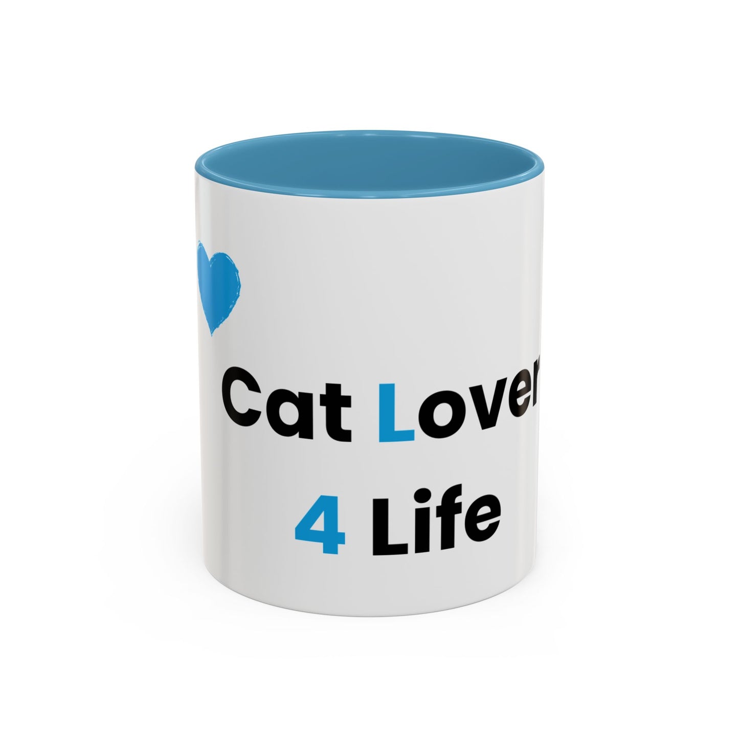 Cat Lover 4 Life-White Ceramic Mug