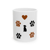 Dog Love Creative Design Ceramic Coffee Mug
