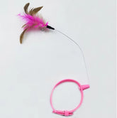 Fun Interactive Cat Collar Toy Feather