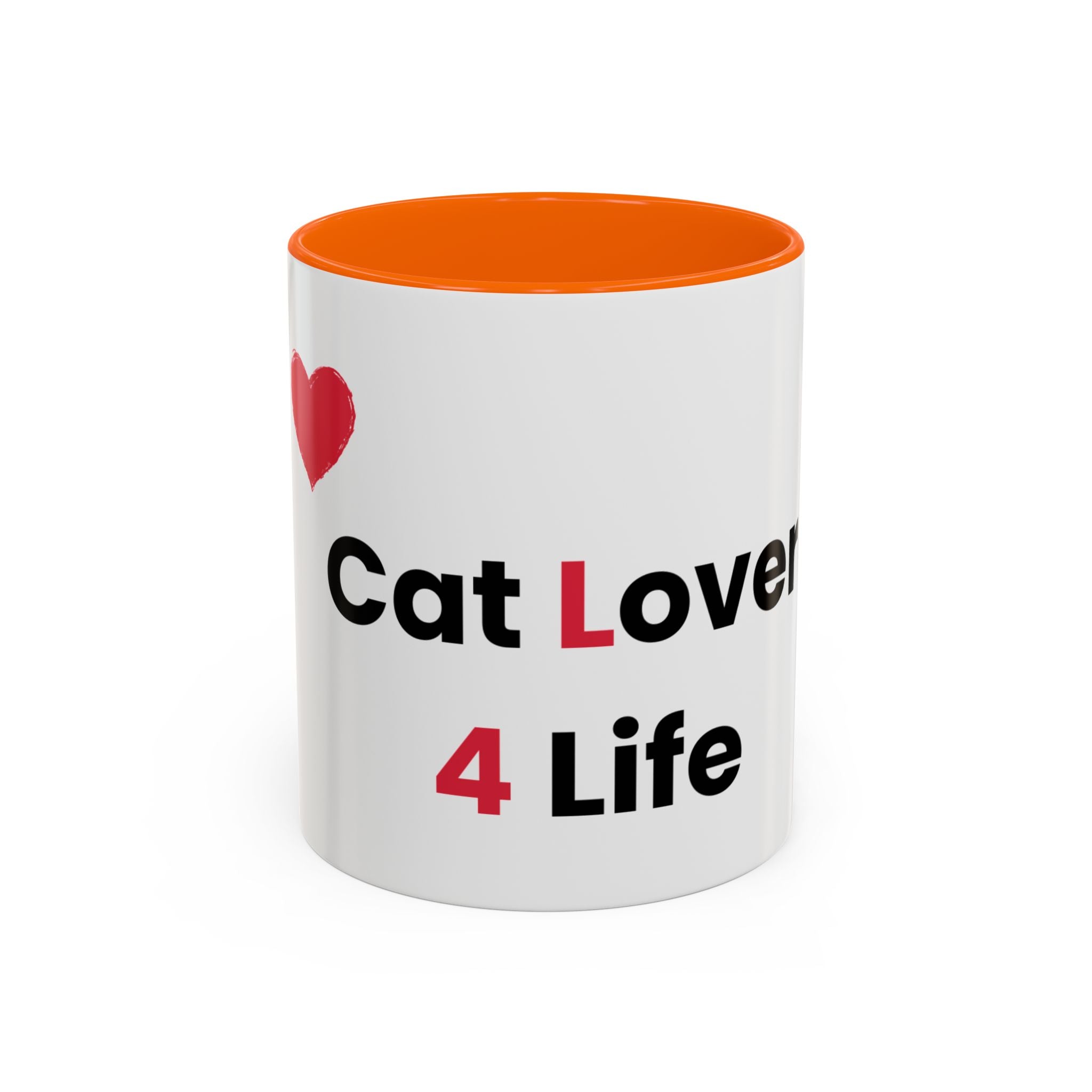 Cat Lover 4 Life-White Coffee Mug