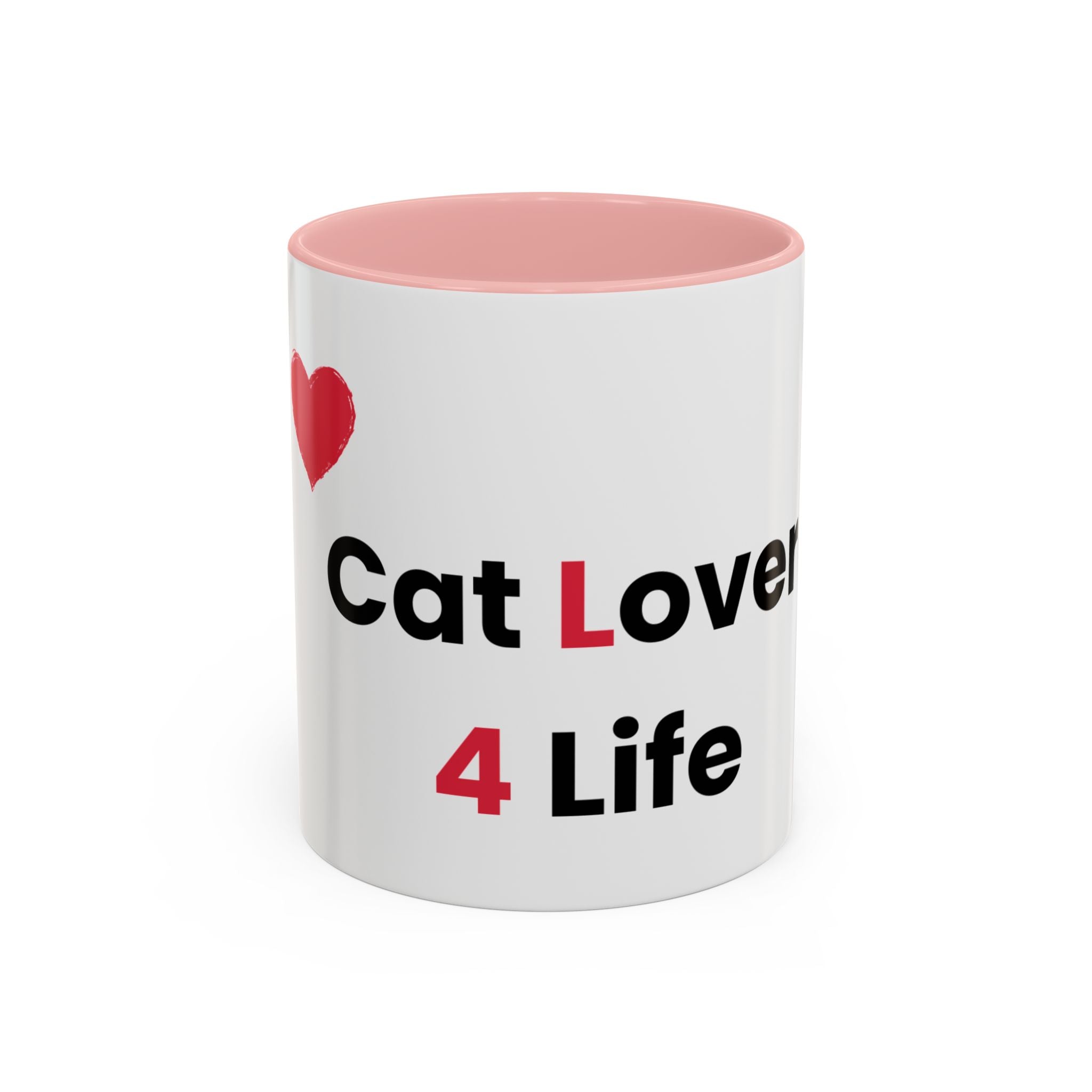Cat Lover 4 Life-White Coffee Mug