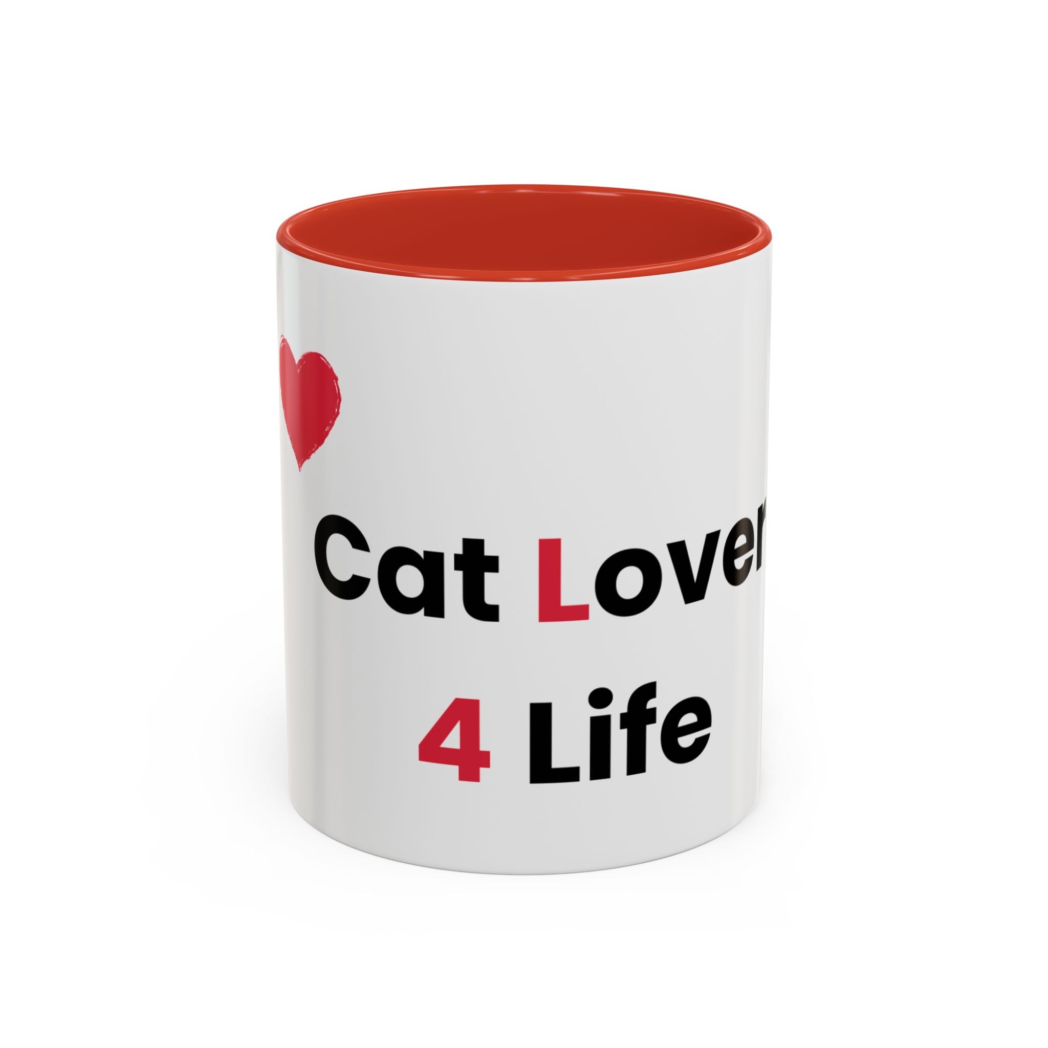 Cat Lover 4 Life-White Coffee Mug