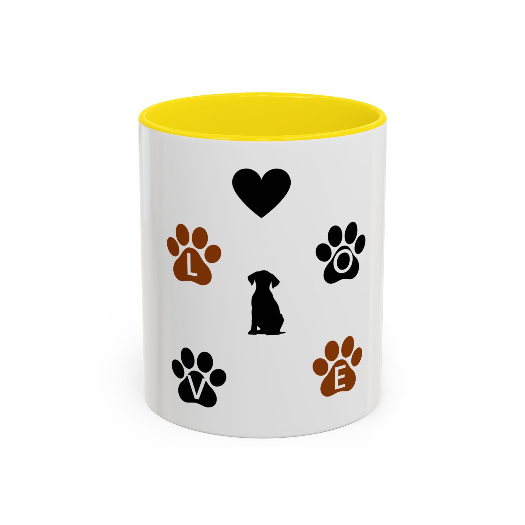 Dog Love-White Ceramic Mug Design