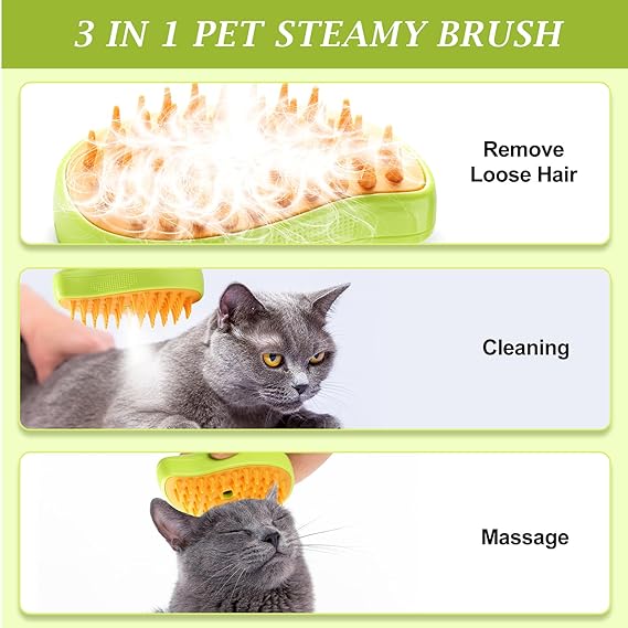 Electric Steam Brush With Spray
