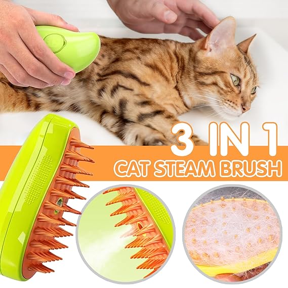 Electric Steam Brush With Spray