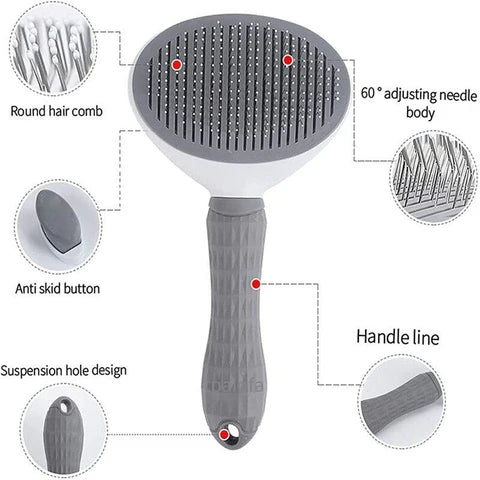 Pet Hair Remover Grooming Brush