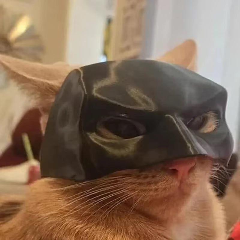 Gift Black Bat Cat Avenger Mask Cute Matte Bat Mask Cool Superhero Pet Toys for Cats and Dogs
