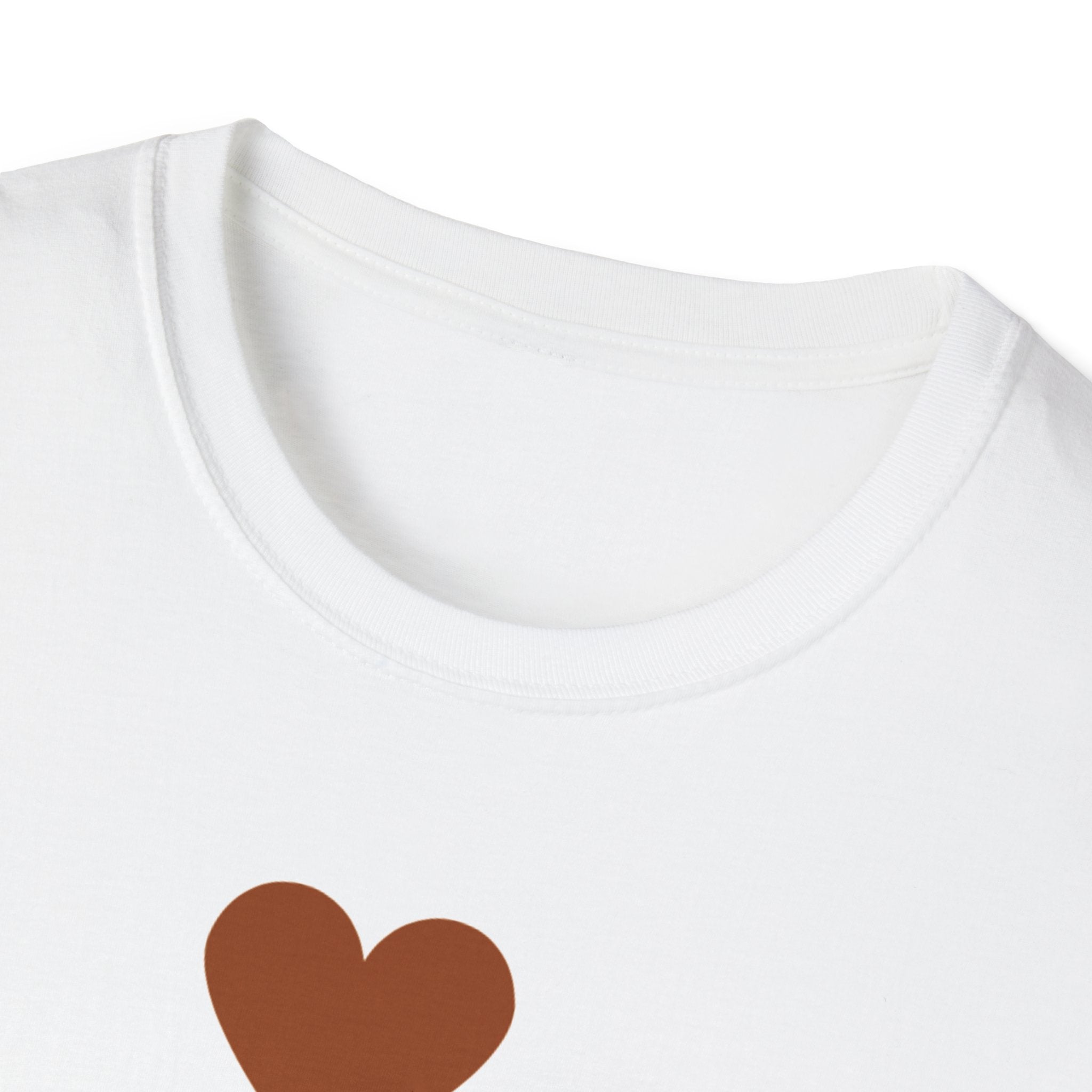 Dog Love Design Unisex White T-Shirt