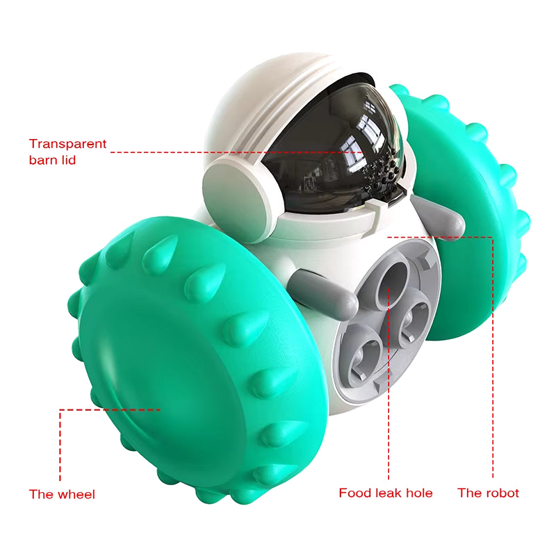 Interactive Leaking Pet Treat Teasing Toy 
