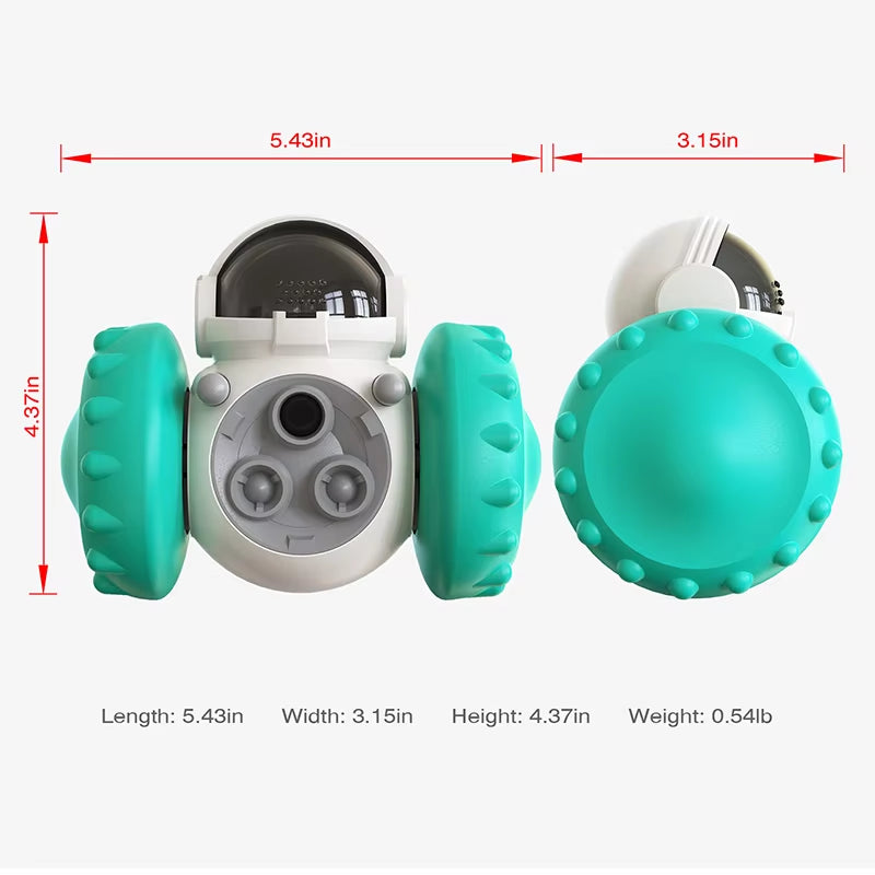 Interactive Leaking Pet Treat Teasing Toy 