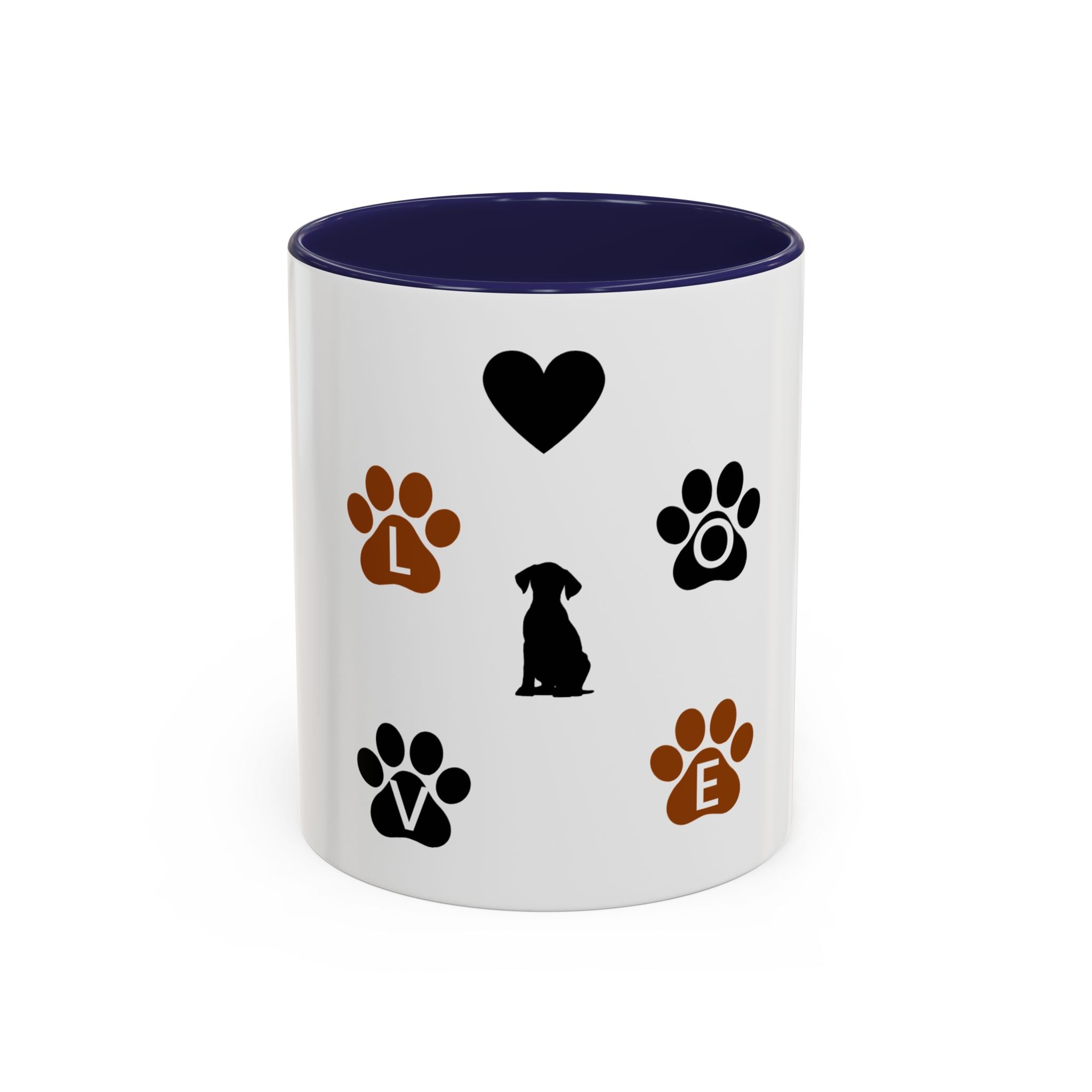 Dog Love-White Ceramic Mug Design