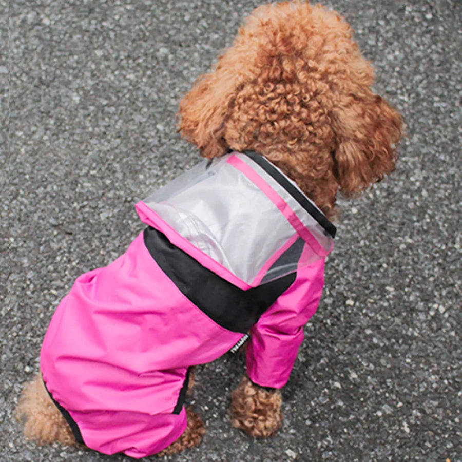 Stylish & Waterproof Dog Raincoat