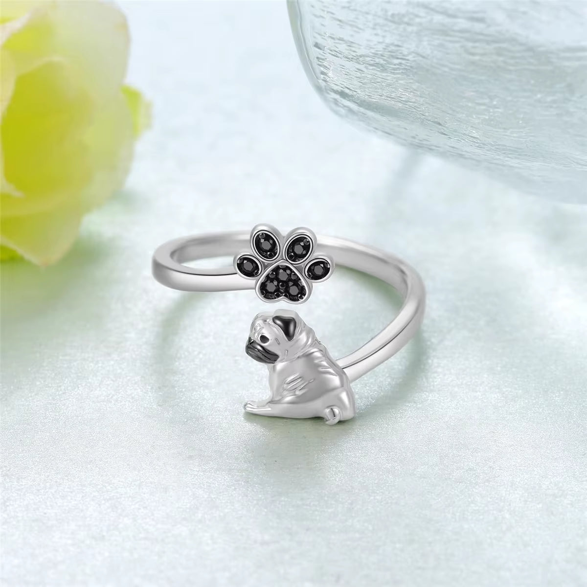 Cute, Creative & Stylish Dog Pug Ring  