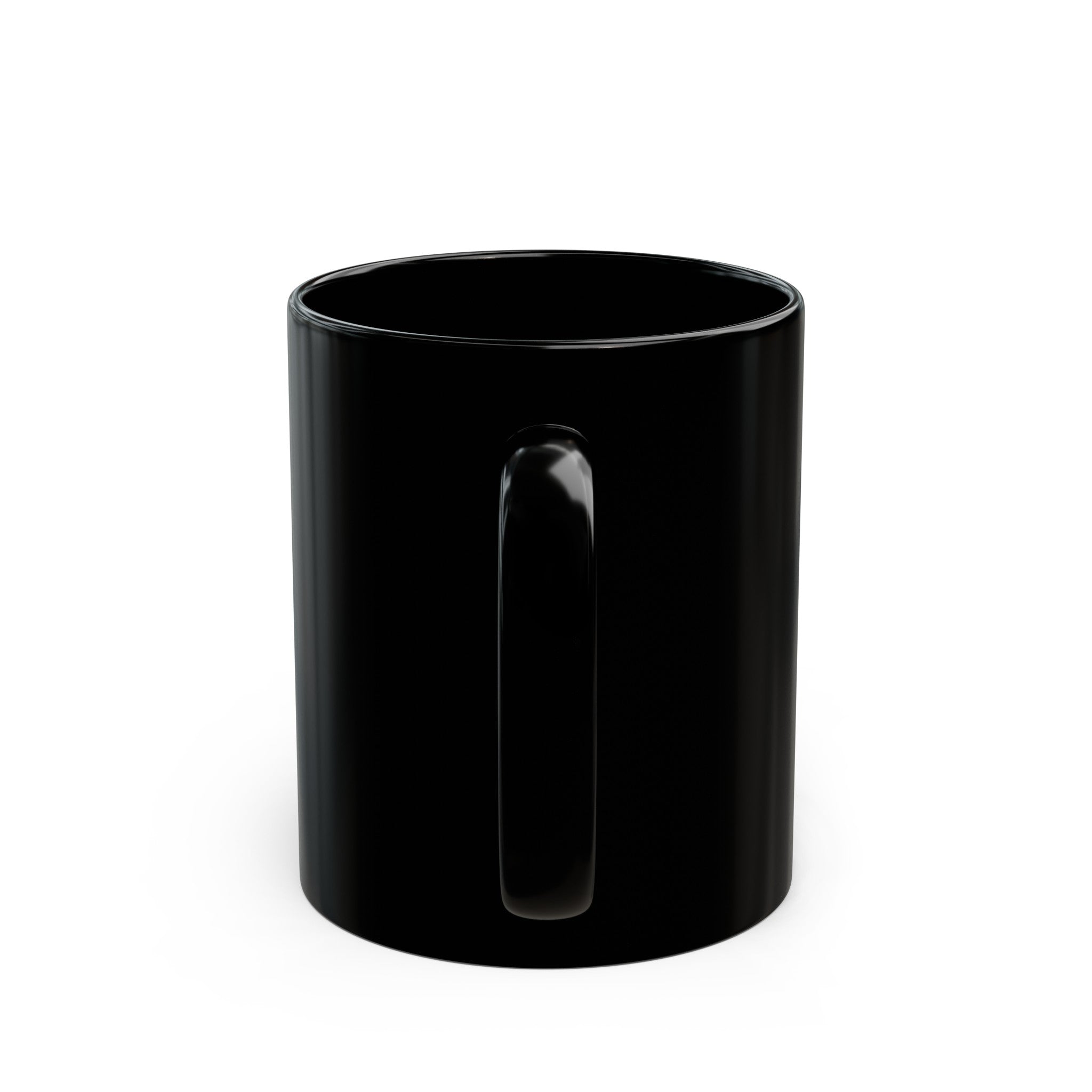 Time To Walk The Dog-Black Coffee Mug