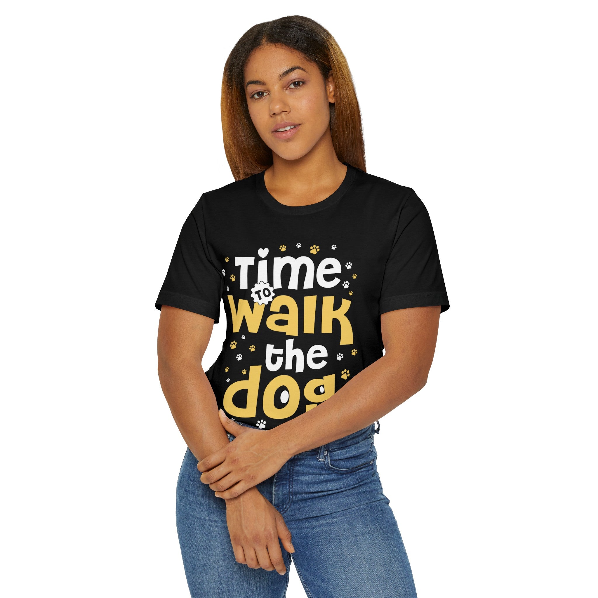 Time To Walk The Dog-Unisex T-Shirt