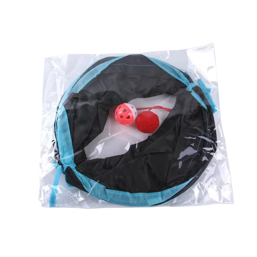 Fun & Interactive Foldable Cat Tunnel 