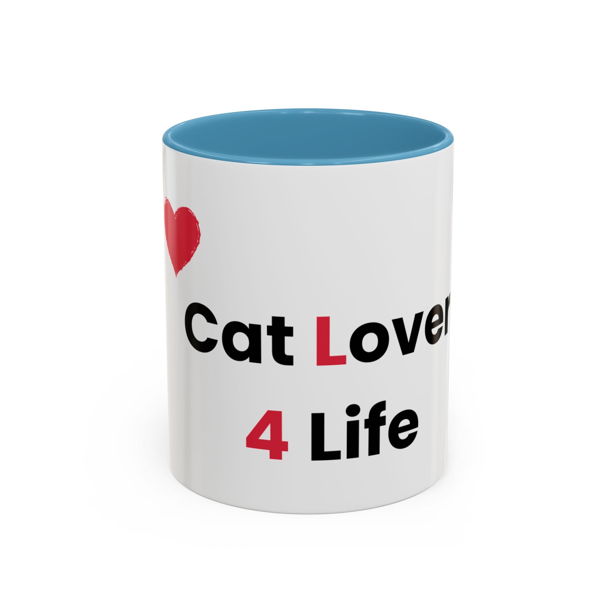Cat Lover 4 Life-White Coffee Mug