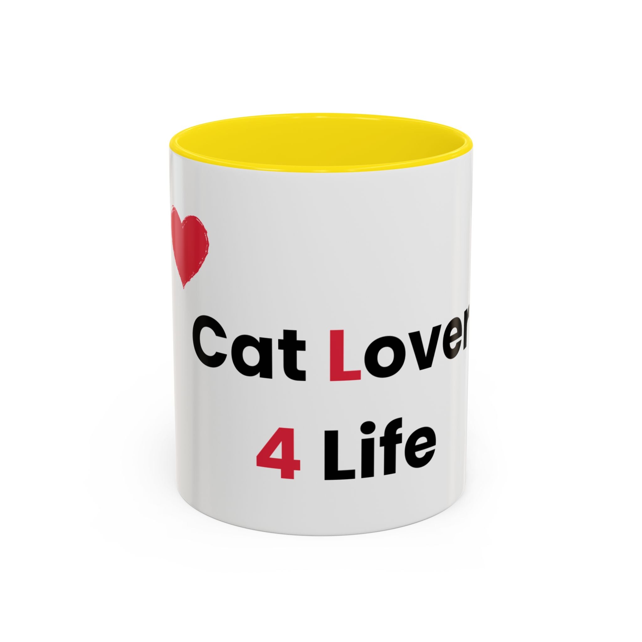 Cat Lover 4 Life-White Coffee Mug