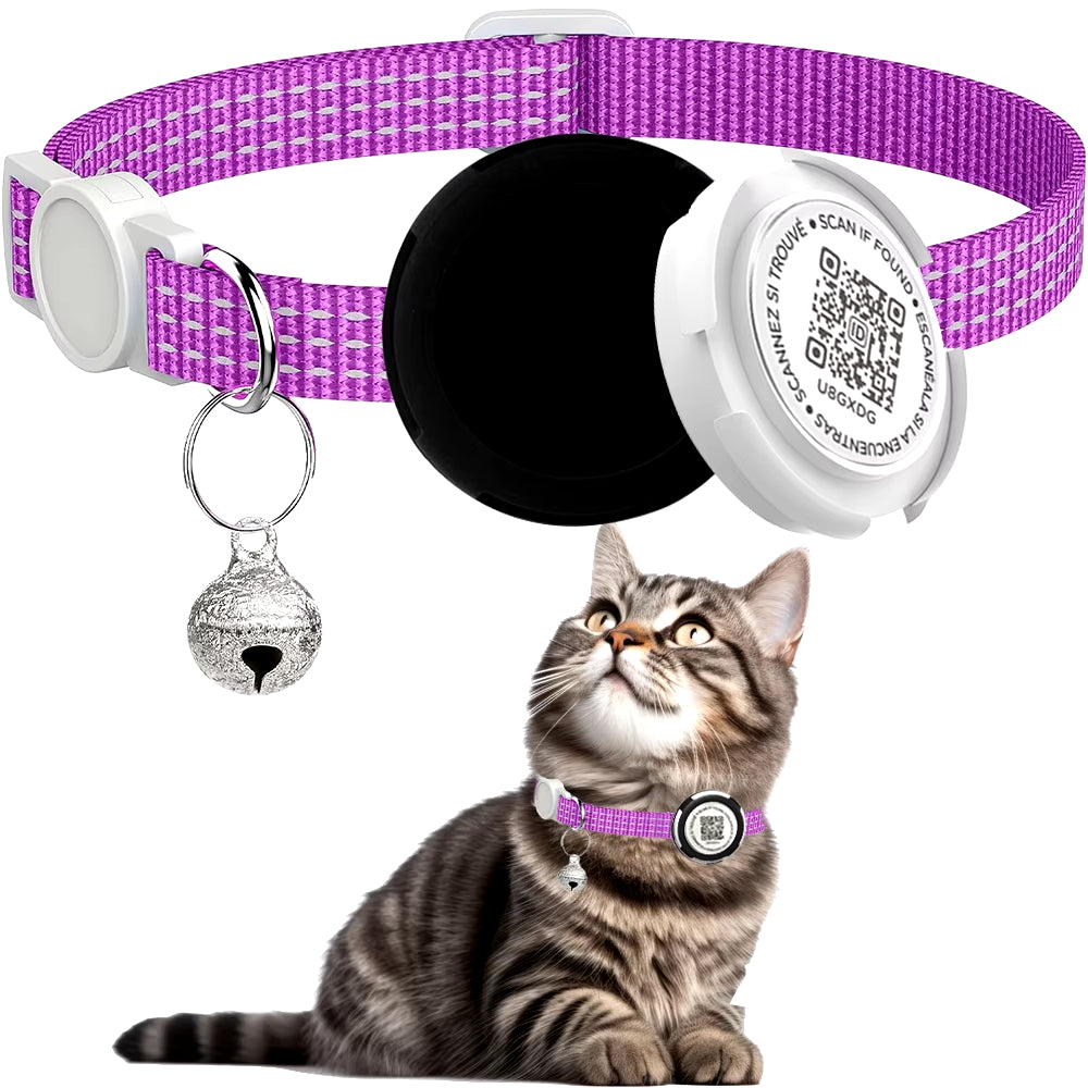 GPS Tracker Cat Collar with Airtag &  Case