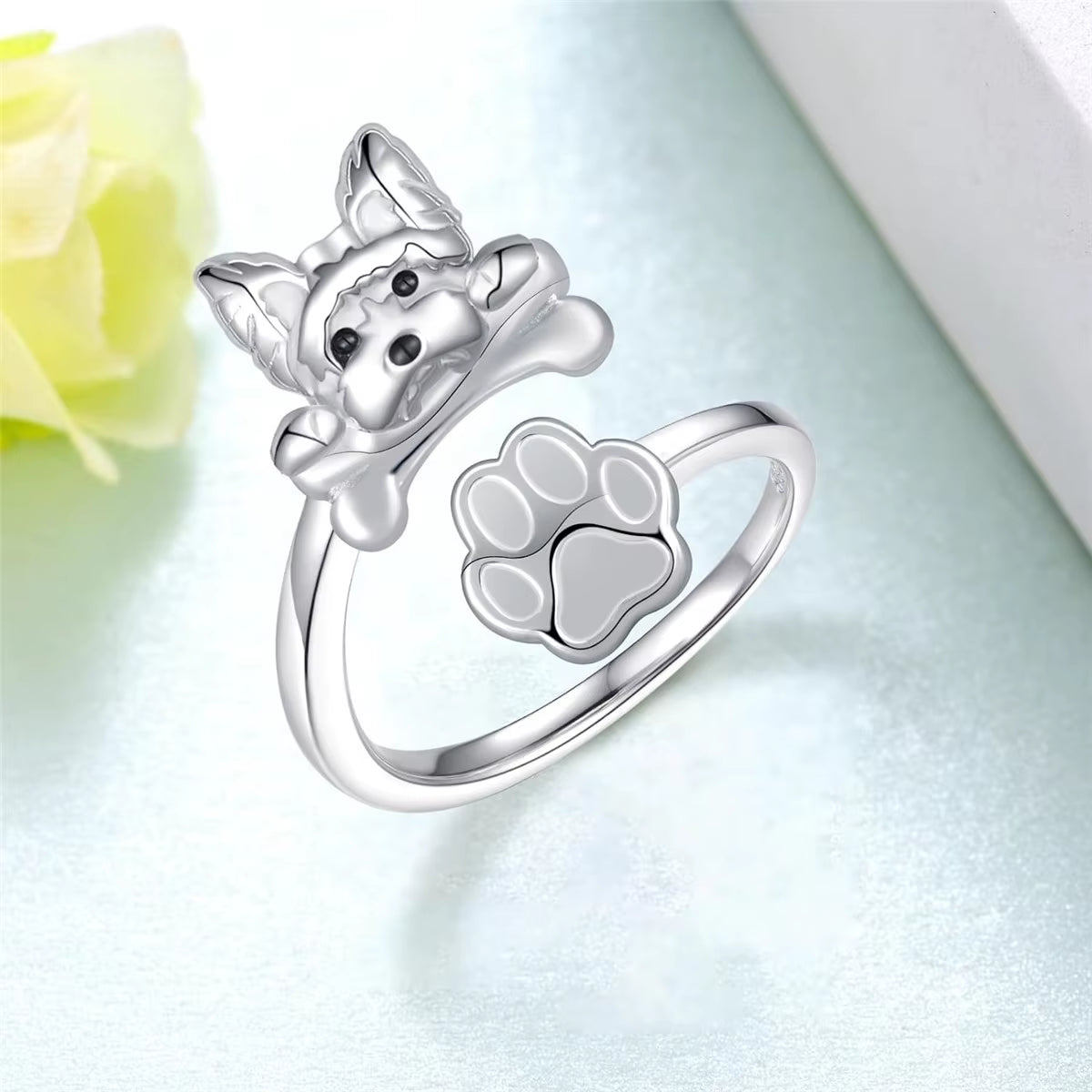 Stylish & Cute Dog Finger Ring 