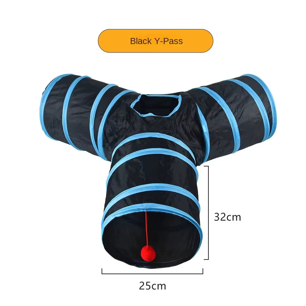 Fun & Interactive Foldable Cat Tunnel 