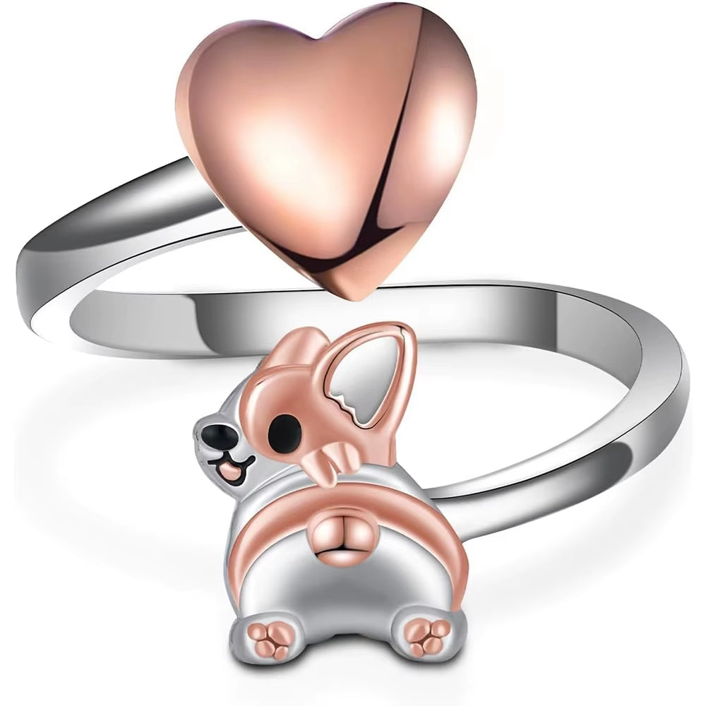 Cute, Creative & Stylish Dog Pug Ring  