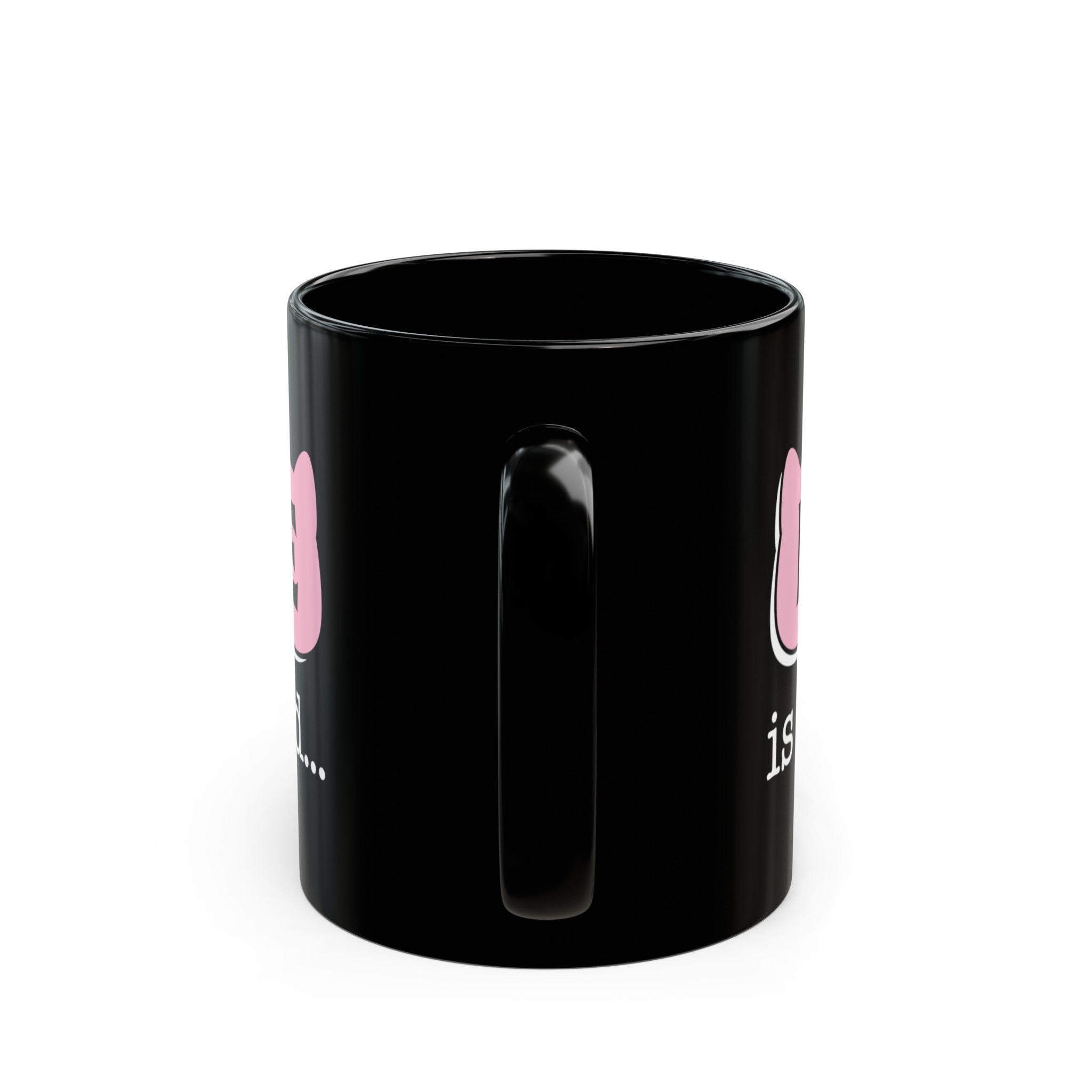 Love Is A Four Legged Word-Black Coffee Mug