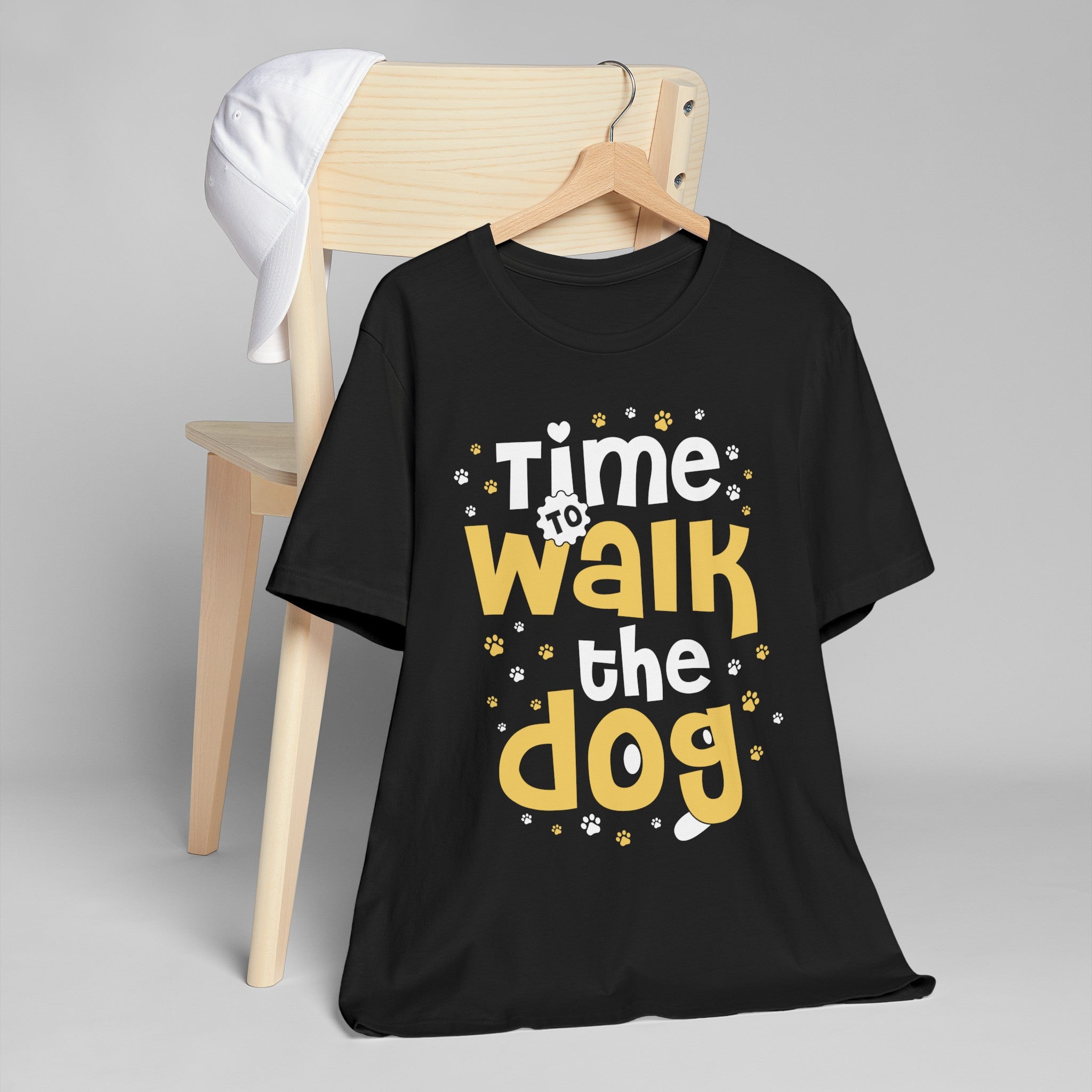 Time To Walk The Dog-Unisex T-Shirt