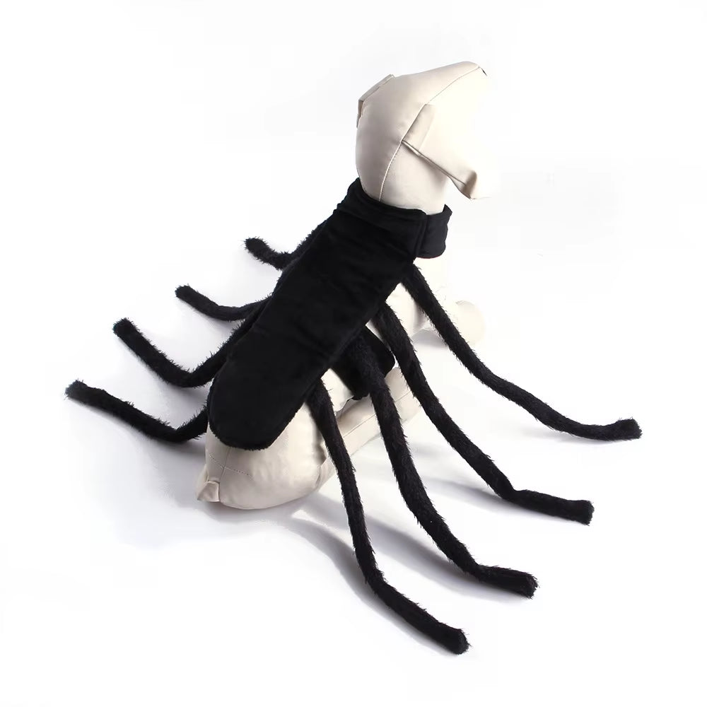 Halloween Funny Spider Costume Creative Cat Dog Clothes for Small Medium-Sized Dog Clothings Halloween Cosplay Pet Accessories