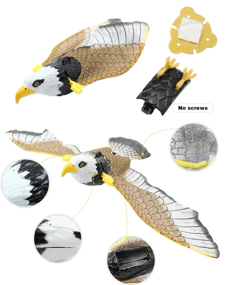 Fun Interactive Flying  Parrot Cat Teasing Toy