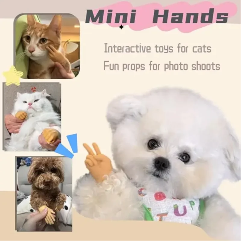 Funny Mini Toy Hands Cat Toy