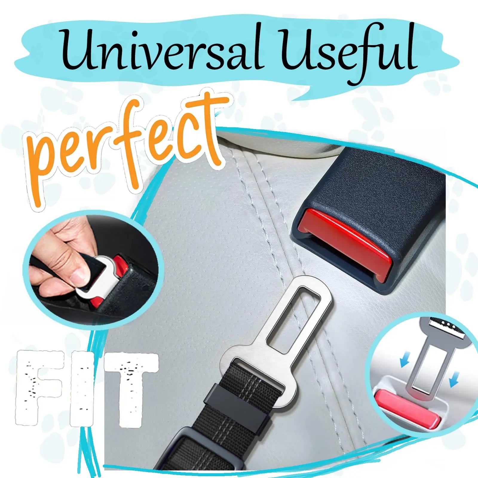 Adjustable Heavy Duty Dog Car Seat Belt 