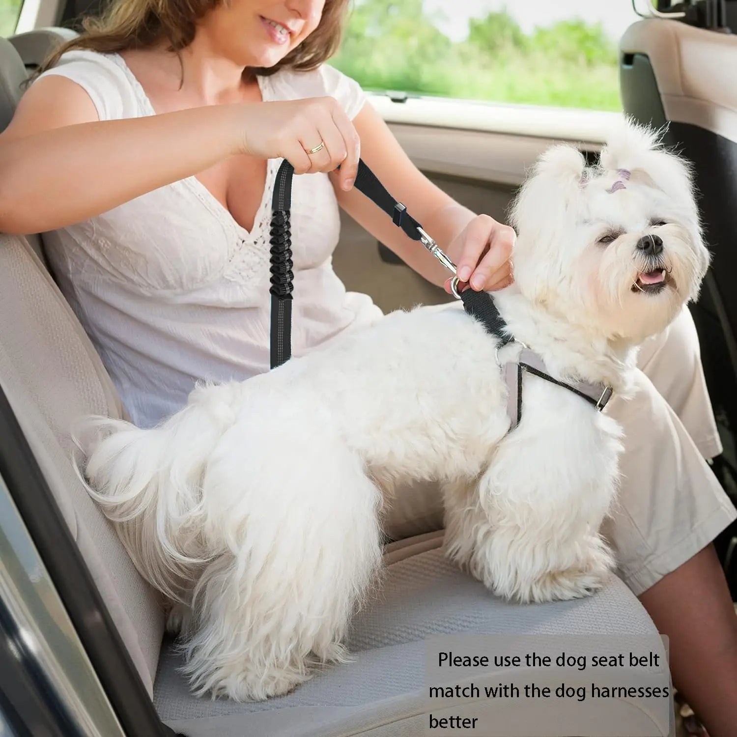 Adjustable Heavy Duty Dog Car Seat Belt 