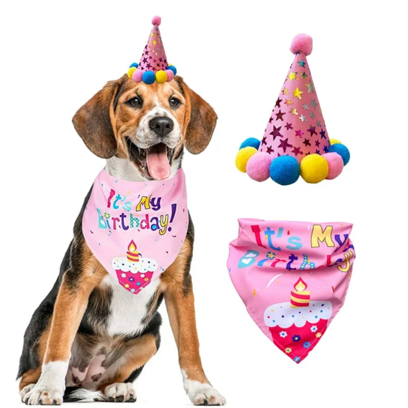 Pets Dog Happy Birthday Decoration Costume 