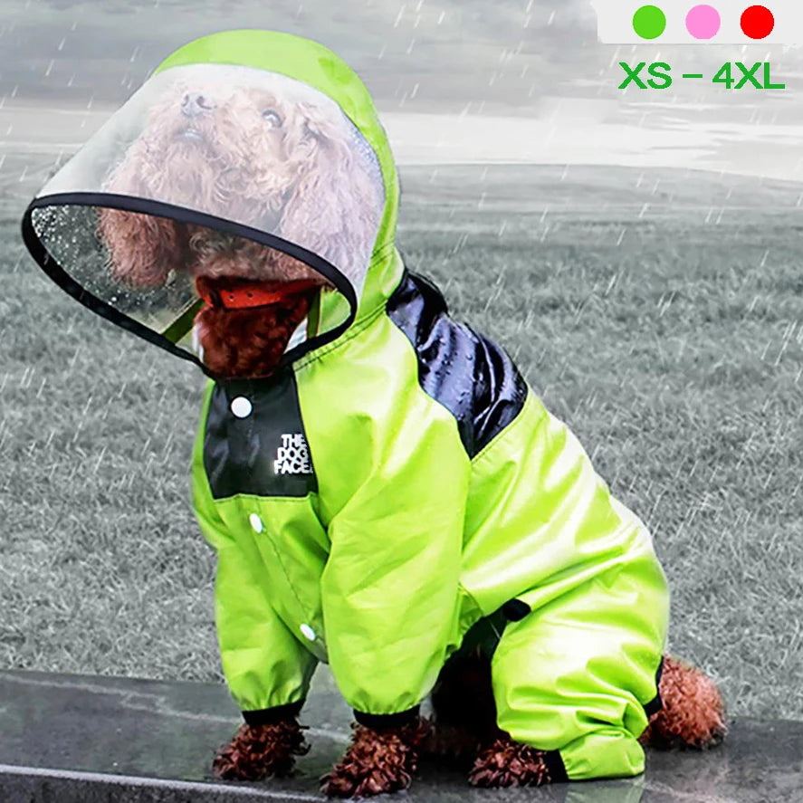 Stylish & Waterproof Dog Raincoat