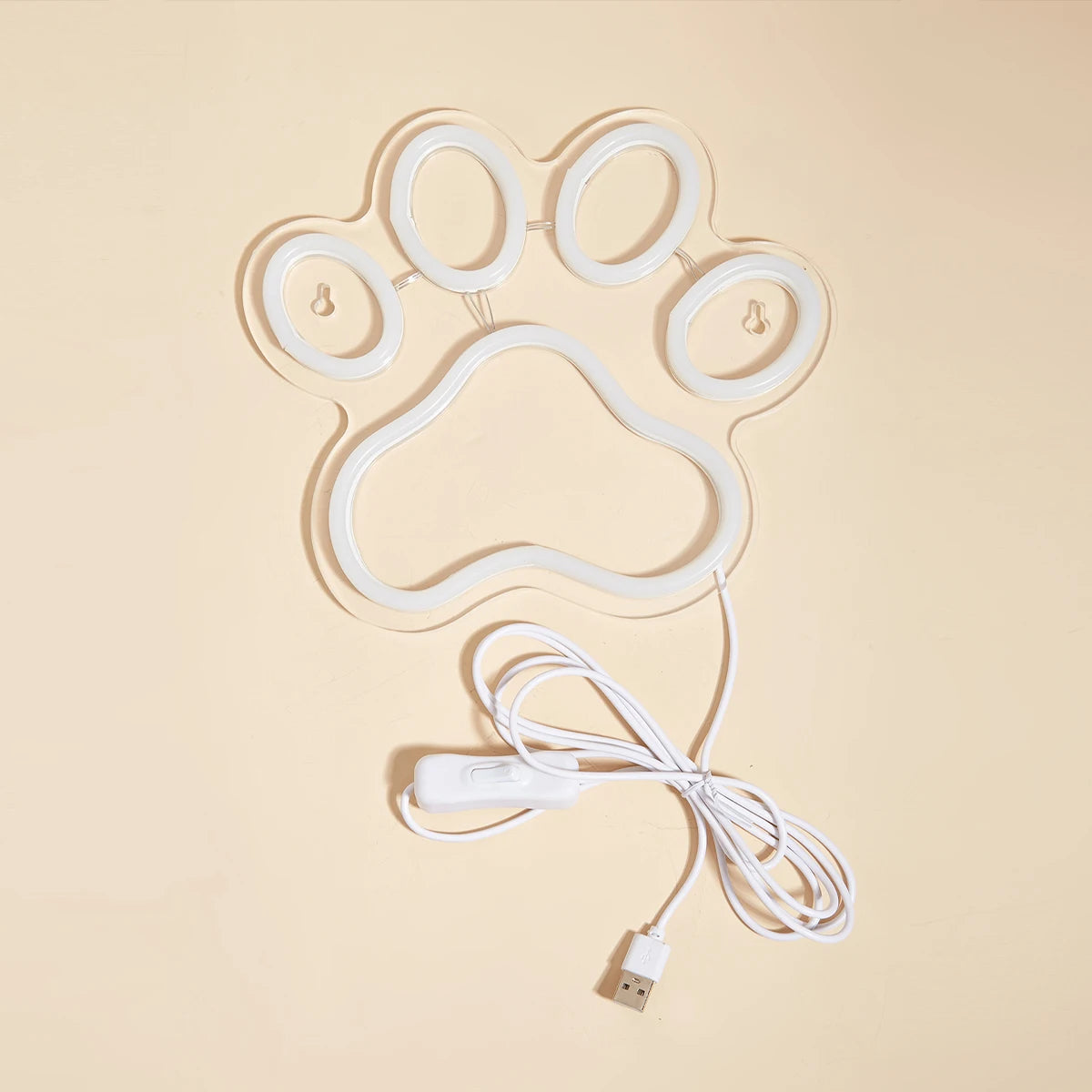 USB Powered LED Pet Paw Night Light