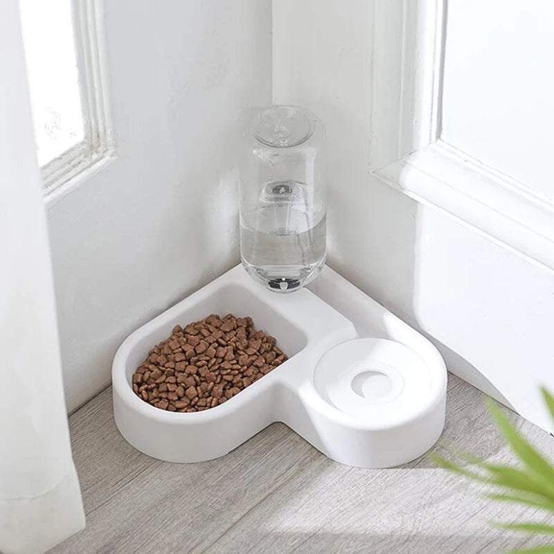 Automatic Pet Water Dispenser &  Feeding Bowl