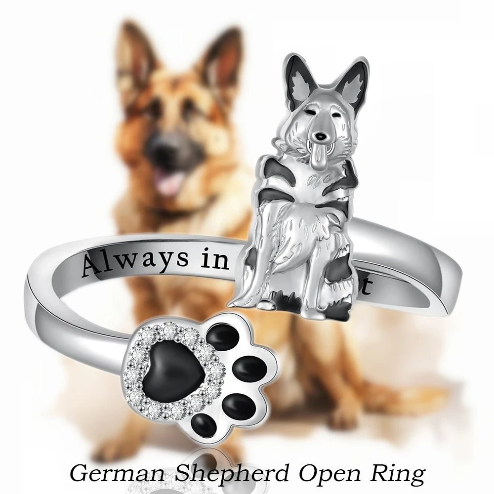 Cute Pet Love Dog Paw Ring 