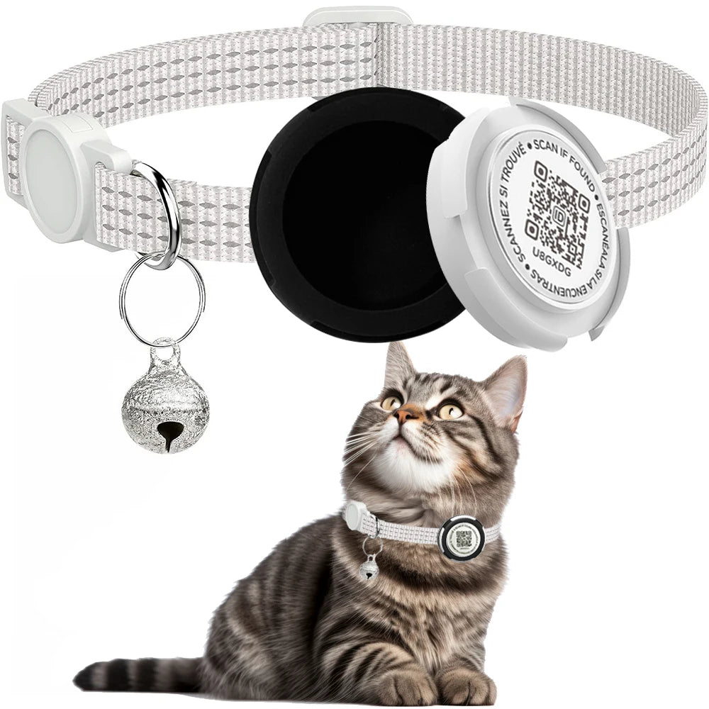 GPS Tracker Cat Collar with Airtag &  Case