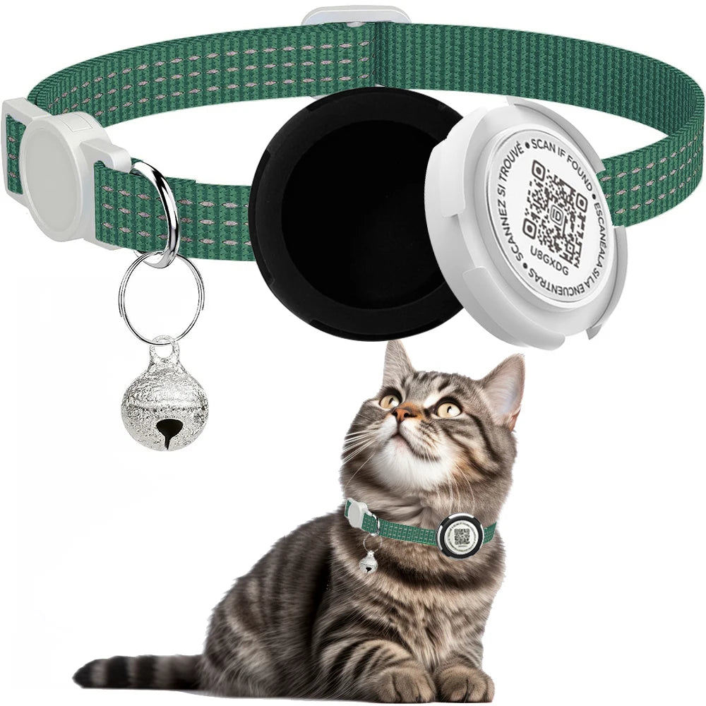 GPS Tracker Cat Collar with Airtag &  Case