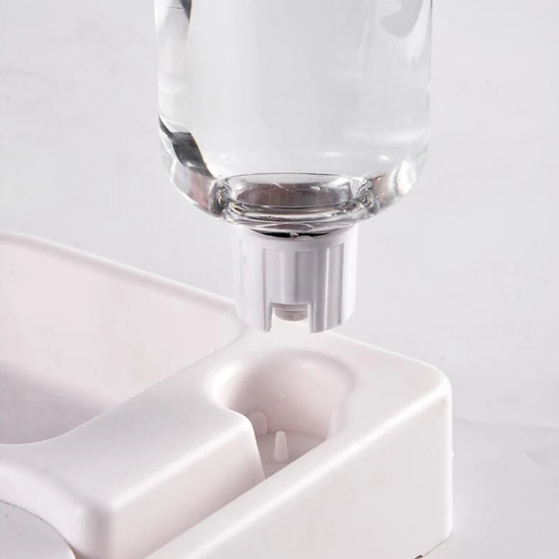 Automatic Pet Water Dispenser &  Feeding Bowl