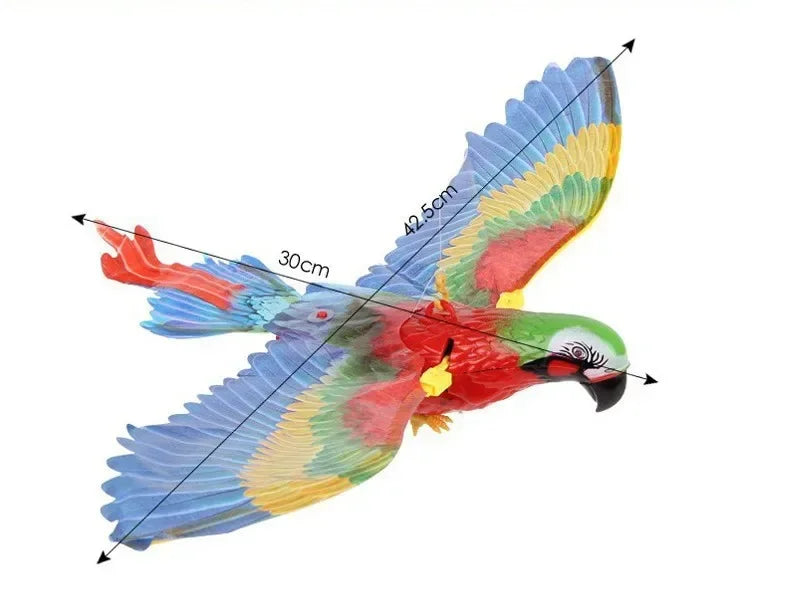 Fun Interactive Flying  Parrot Cat Teasing Toy