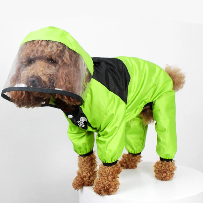 Stylish & Waterproof Dog Raincoat