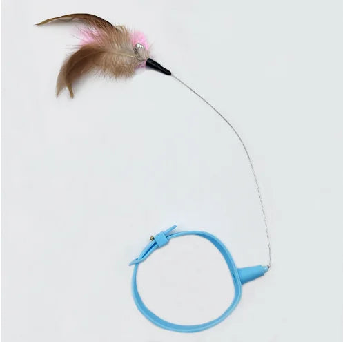 Fun Interactive Cat Collar Toy Feather