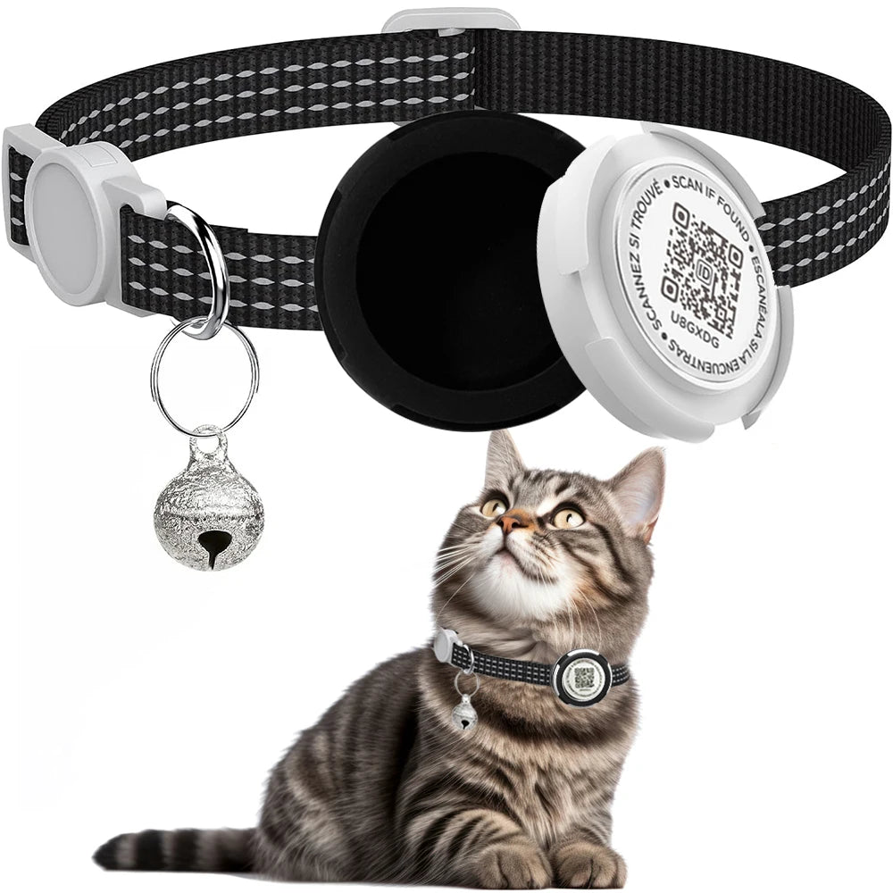 GPS Tracker Cat Collar with Airtag &  Case