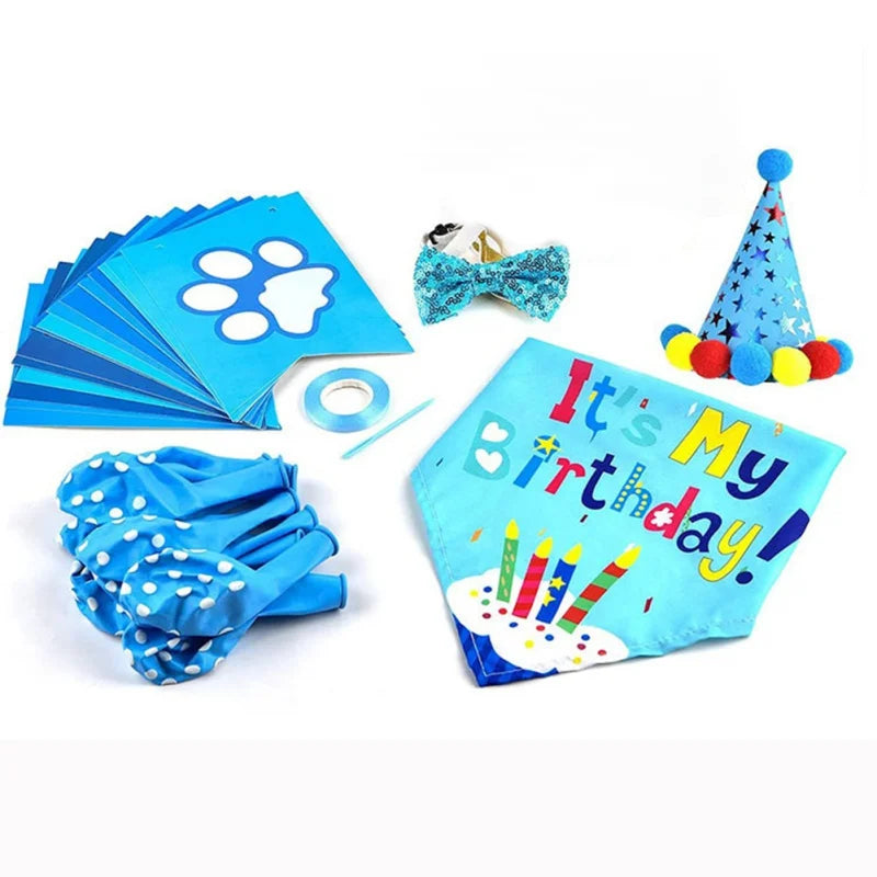 Pets Dog Happy Birthday Decoration Costume 